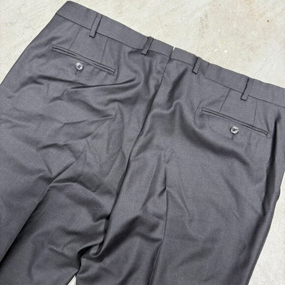 Luigi Bianchi Mantova Su Misura Dress Pants Guabello 130s Wool Trousers 42x30 - Picture 13 of 14